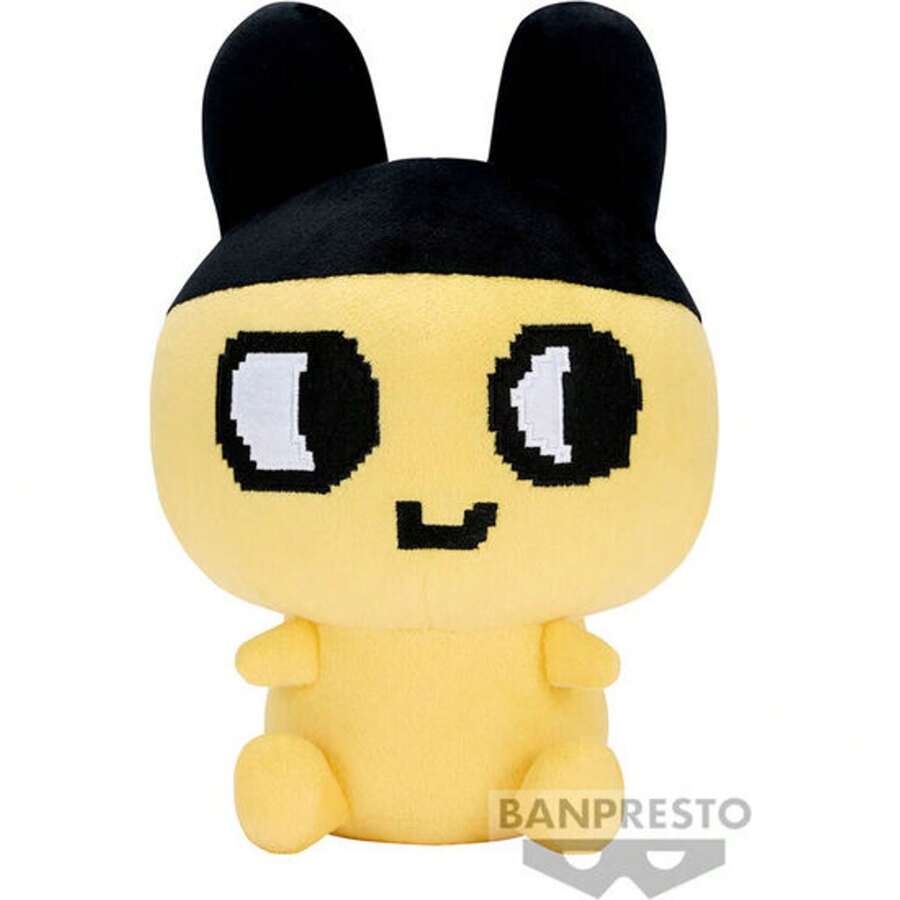 Banpresto PELUCHE MAMETCHI TAMAGOTCHI 20CM - Peluche Licencia Oficial - Peluche Perfecto Para Niños Y Adultos - Peluche Lavable A Máquina Y Duradero - Peluche Ideal Para Decoración Y Regalo