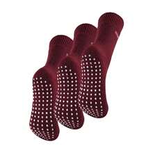 THMO Ladies Thermal Indoor Slipper Socks With Grips (Purple) - Fast Shipping And Quick Delivery - Red - View 1