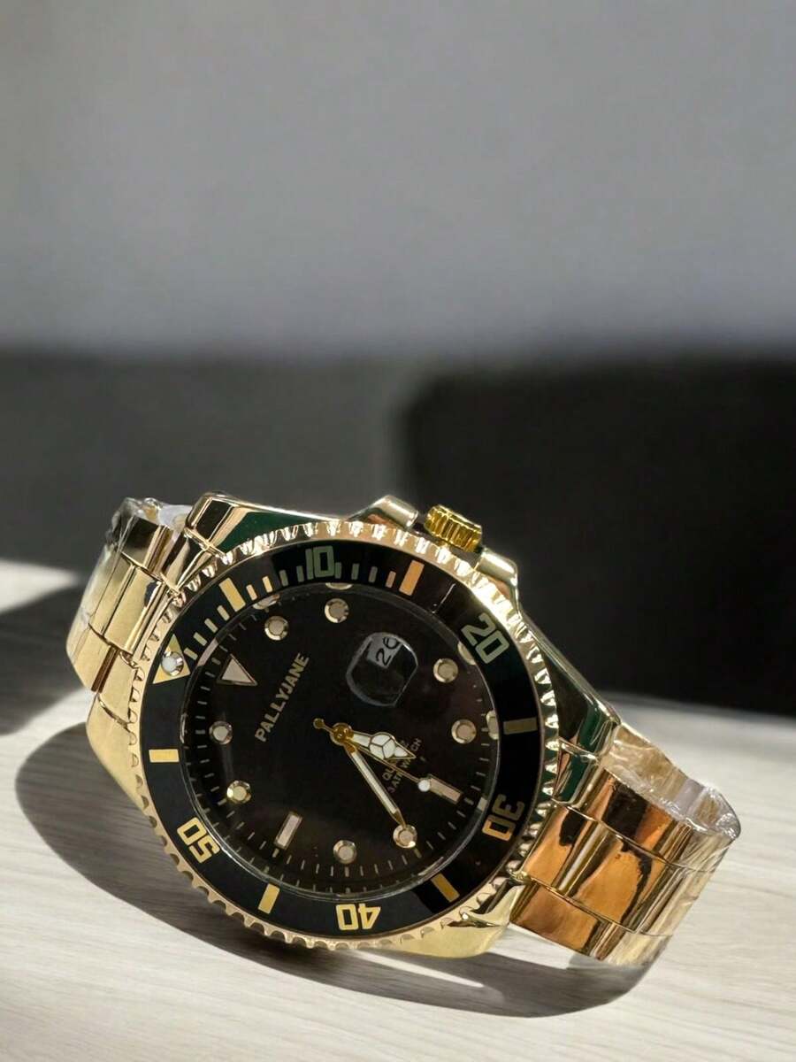 Men's Waterproof Watch Men's Fashion For Gift M50 - Black Gold - View 1