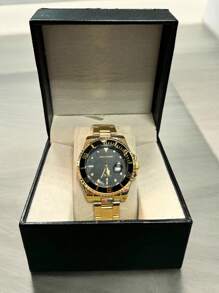 Men's Waterproof Watch Men's Fashion For Gift M50 - Black Gold - View 2