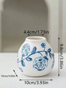 1 יחידה אגרטלי פרחים קטנים וינטג' קרמיקה בסגנון כפרי פרחים טריים צמחים ירוקים כלים הידרופוניים כלים יצירתיים קישוטי שולחן אוכל, עיצוב הבית, אגרטל פרחים, פריט מרכזי, עיצוב שולחן - ריבוי צבעים - ראה 11