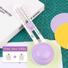 1Pc Circle Cutter Circular Paper Cutter Paper Knife DIY Handmade Compass Knife Cutting Edge Artifact Cutting Round