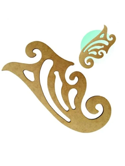 Régua curva francesa MDF Grande