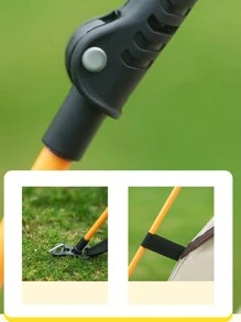 自动户外露营帐篷，便携式可折叠遮阳防水防蚊帐篷，适合旅行 - 金流沙 - 查看 6