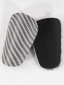 1 Pair Adult Mini Football Shin Guards, Thick Inserted Pad Sports Leg Protection - White - View 3