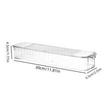 Recipientes apilables para almacenamiento de alimentos con tapas, cajas de sellado de alimentos portátiles a prueba de fugas para dim sum, wontons, pan y frutas, cajas de organización de cocina y almacenamiento, accesorios de cocina - Multicolor - Ver 2