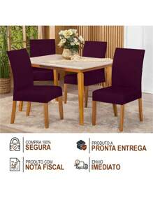 Chair Covers - สีม่วง - ดู 5