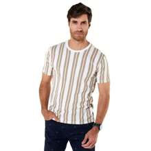 Playera Caballero Blanco Multi Manga Corta Estampada 158147 - Multicolor - Ver 1