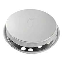 Smart Click Drains 10x10 Stainless Steel Bathroom Toilet Home Round - 彩色 - 查看 1