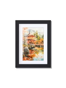 Marcos elegantes de pared en varios colores para fotos de tamaños 4x6, 5x7, 8x10, 11x14, 12x16, ideales para la decoración del hogar, para estrellas/luna