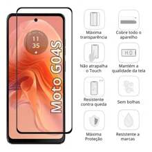 Case Cover + 2 3D Glass Films For Moto G04S 6.56" - 透明的 - 查看 9