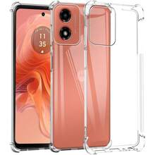 Case Cover + 2 3D Glass Films For Moto G04S 6.56" - 透明的 - 查看 7