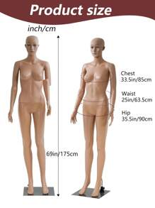 Mannequin Full Body Dress Form Sewing Dress Model Mannequin Stand Adjustable Dress Mannequin Clothing