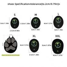 4pcs Black Denim Dog Shoes For Indoor And Outdoor Activities, Suitable For Small And Medium-sized Dogs