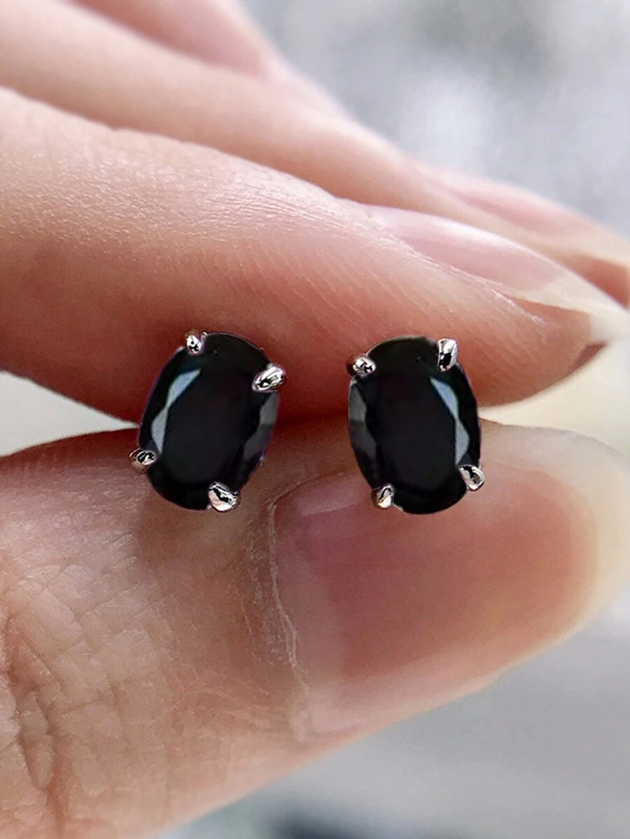 1 Đôi bông tai đính đá Cubic Zirconia thanh lịch, phù hợp cho nữ giới, lý tưởng cho đám cưới, lễ đính hôn, kỷ niệm, tiệc tùng, ngày Valentine và các dịp khác.