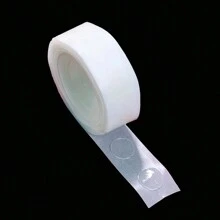 1 szt. 100 tabletek Super Sticky Dwustronne kropki samoprzylepne Domowe dekoracje ścienne Klej samoprzylepny Naklejki na balony Taśmy, Boże Narodzenie - Przezroczysty - Zobacz 8
