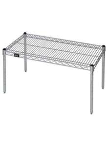 Wire Shelf Platform Racks, 24 X 48 In. - Multicolor - View 1