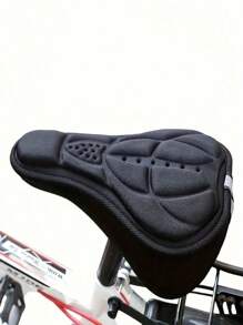1Pc Seat Cover Replacement, 3D Soft Cushion Comfortable  Saddle Cover, Bicycle Accessories.Thickened Soft And Comfortable Sponge Cloth Seat Cover Road Bike Seat Cover Bicycle Accessories Cycling