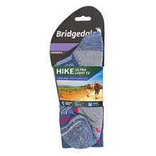 Bridgedale Womens Hiking Ultralight T2 Coolmax Performance Boot Socks (Dark Denim) - Fast Shipping And Quick Delivery - Blue - View 2