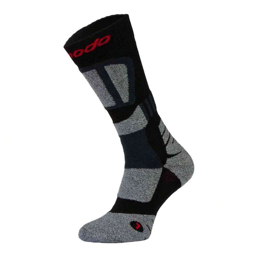 Comodo 1 Pack Mens Thick Motorbike Moisture Wicking Dri-Tech Socks (Black / Grey) - Fast Shipping And Quick Delivery - Black - View 1