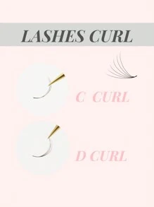 6D Abanico pre-armado 600 abanicos 30 filas por caja base puntiaguda 0.07mm pestañas C D Curl en longitud de 8-15mm color negro para extensión profesional de pestañas