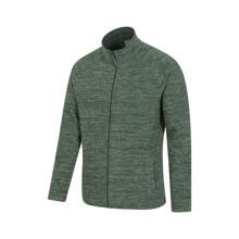 Mountain Warehouse Mens Snowdon II Full Zip Fleece Jacket (Green) - Army Green - View 3