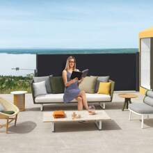 VA-Cerulean Store latéral extensible, protection contre le vent, auvent mural latéral, toile de store pour terrasse et balcon, 100x300cm / 120x300cm / 140x300cm, anthracite - Noir - Voir 7