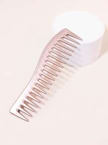 1pc Paint Curved Wide Toothed Comb, Suitable For Long Hair, Curly Hair, Wet Hair, And Hairless Hair Removal Comb Styling Shampoo Comb,Hair Brush,Comb,Hair Tools,Hair Products And Accessories For Barber Salon Beauty Travel Essentials