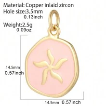 1 pezzo Ciondolo smaltato a mezzaluna, medaglia a forma di cuore, pentagramma a forma di fulmine, ali, cuore, croce, accessori per gioielli fai-da-te, orecchini, collana, braccialetto