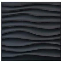 1/10/20 tấm ốp tường trang trí họa tiết sóng 3D, 30cmx30cm Trắng/Đen, Miếng dán tường trang trí nhà tự làm, Miếng dán cải tạo, Tấm ốp tường lột, Giấy dán tường, Giấy dán tường, Vật phẩm trang trí mùa xuân Làm mới ngôi nhà của bạn, Miếng dán trang trí lễ hội Quà tặng Sinh nhật Tốt nghiệp - màu đen - Xem 15