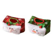 Christmas Tissue Box Cover Cute Tissue Case Paper Towel Case Holder For Office Kitchen Living Room - Multicolor - View 6