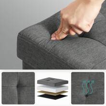 SONGMICS Storage Benches - Grey - View 2
