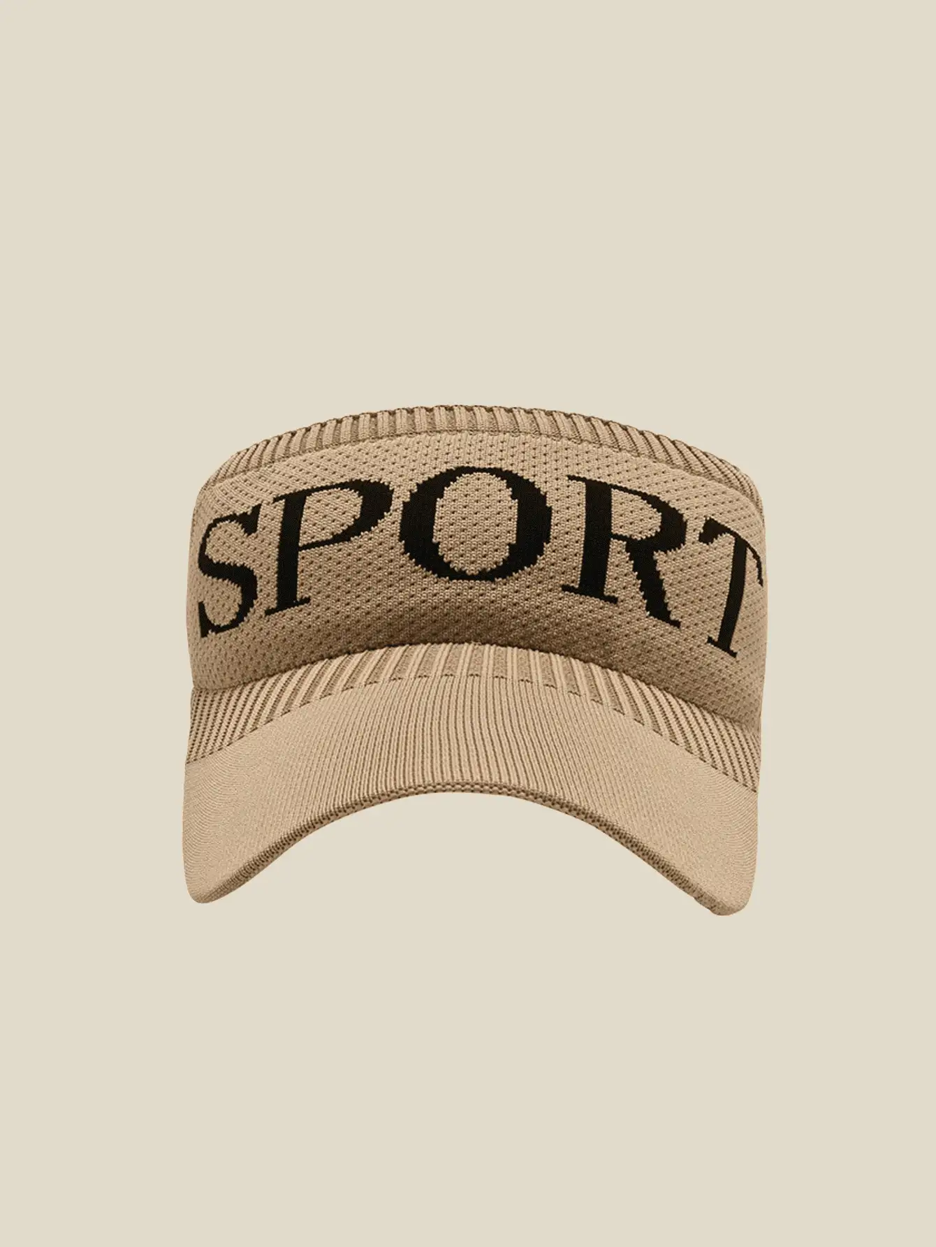 1pc Elastic Knit Visorless Sports Cap, Fashionable Letter Breathable Snapback, Mesh Baseball Cap, Casual Knit Sun Hat, Outdoor Hiking Breathable Cap - Multicolor - View 6