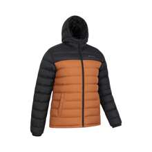Mountain Warehouse Mens Seasons II Padded Jacket (Gold) - Mustard Yellow - View 3
