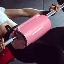 MANUEKLEAR Hip Thrust Pad For Barbell 3.5" Thick Leather Barbell Pad For Bench Press Weightlifting Powerlifting - Hồng - Xem 4