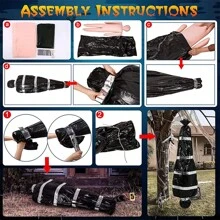 1pc Halloween Holiday Prank Props, Crime Scene Body Bag Props Halloween Decoration - Multicolor - View 7