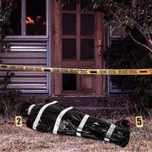 1pc Halloween Holiday Prank Props, Crime Scene Body Bag Props Halloween Decoration - Multicolor - View 8