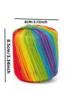 1Pc 50g Crocheting Lace Yarn Gradient Color Line Hand Knitted Knitting Yarn Soft Warm Thread DIY Sweater - Multicolor - View 2