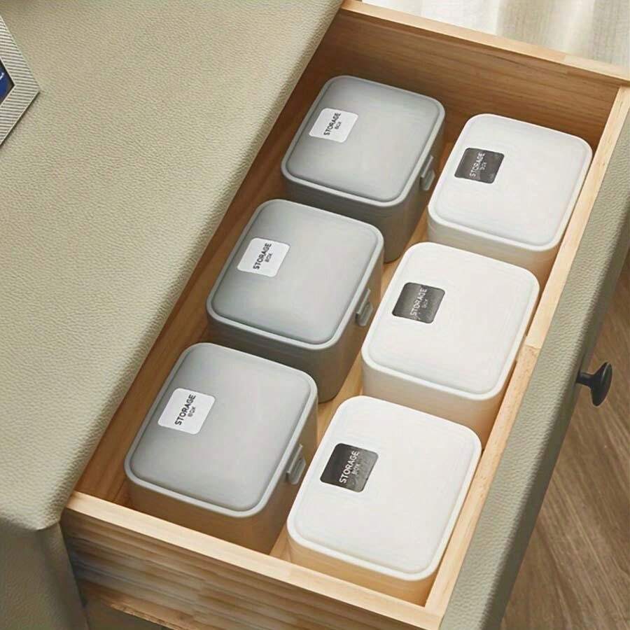 Smartstore Boîte De Rangement COLLECT Slim, 46 Litres, Blanc Pas Cher