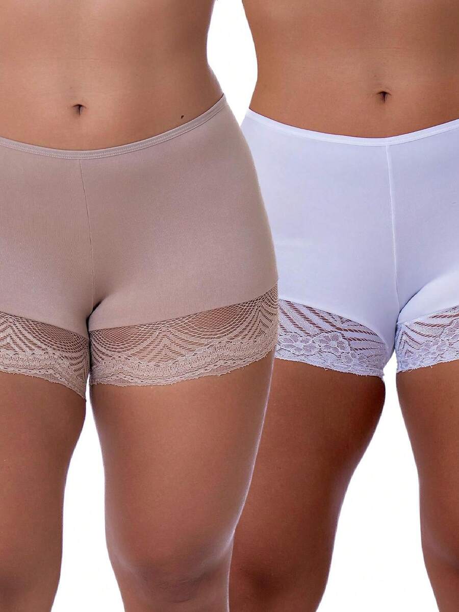 Kit 2 Short Second Skin Petticoat For Women Comfortable - Nhiều màu - Xem 1