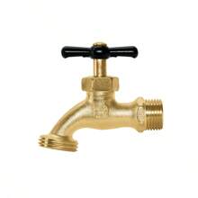 Llave de zamac para manguera 100 gr, 1/2' Foset Basic - Plateado - Ver 1