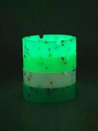 1入組矽膠創意夜光亞克力煙灰缸