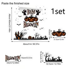 1 Set - Halloween Heim (Party) Dekoration, Lächelnde Kürbis Muster. Entfernbares PVC statisches Klebeband für Fenster Glas Halloween Party, Heim Dekor, Küchen Dekor, Halloween Dekor, Raum Dekor, Weihnachts Dekor, Party Dekor, Party Geschenk, Halloween Dekorationen, Weihnachts Dekorationen, Halloween Geschenk, Weihnachts Geschenk, Küchenartikel, Küchenutensilien, Küchengeräte, Küchendinge.