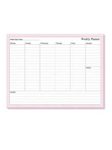 1 pieza Planificador semanal sin fecha tamaño A4, organizador de escritorio, lista de tareas pendientes, seguimiento de hábitos, adecuado para estudiantes y profesores - Rosa - Ver 4