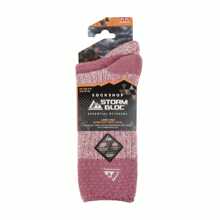 Storm Bloc 2 Pack Ladies Anti Blister Walking Boot Socks For Trekking Hiking (Midnight/Purple) - Fast Shipping And Quick Delivery - Pink - View 2