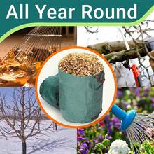 Heavy Duty Garden Waste Bags, 272L/72 Gallons, Green Garbage Bags, Reusable, Garden Leaf Garbage Bags, Garden Cleaning Tools, Campus Garbage Cleaning Bags, Back To School Supplies