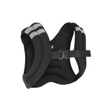 Chaleco con Peso para Entrenamiento Lastrado 9 Kg. 20 Lbs Correr - Negro - Ver 6