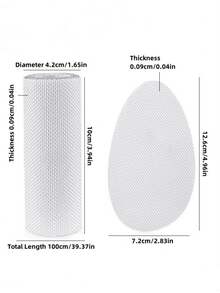 Non-Slip Shoes Sole Protector Sticker For High Heels Self-Adhesive Ground Grip Cuttable Wear-Resistant Shoe Sole Protectors Pads - Transparent - View 2