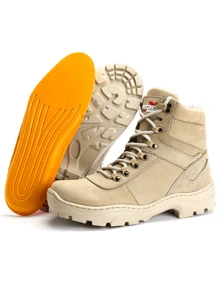 Men Boots - 米色 - 查看 1