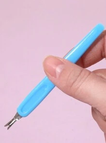4 piezas de tenedores removedores de piel muerta de color caramelo, aptos para uso diario - Multicolor - Ver 3